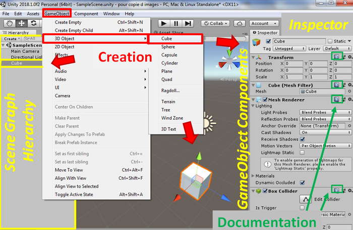 object creation (user interface)